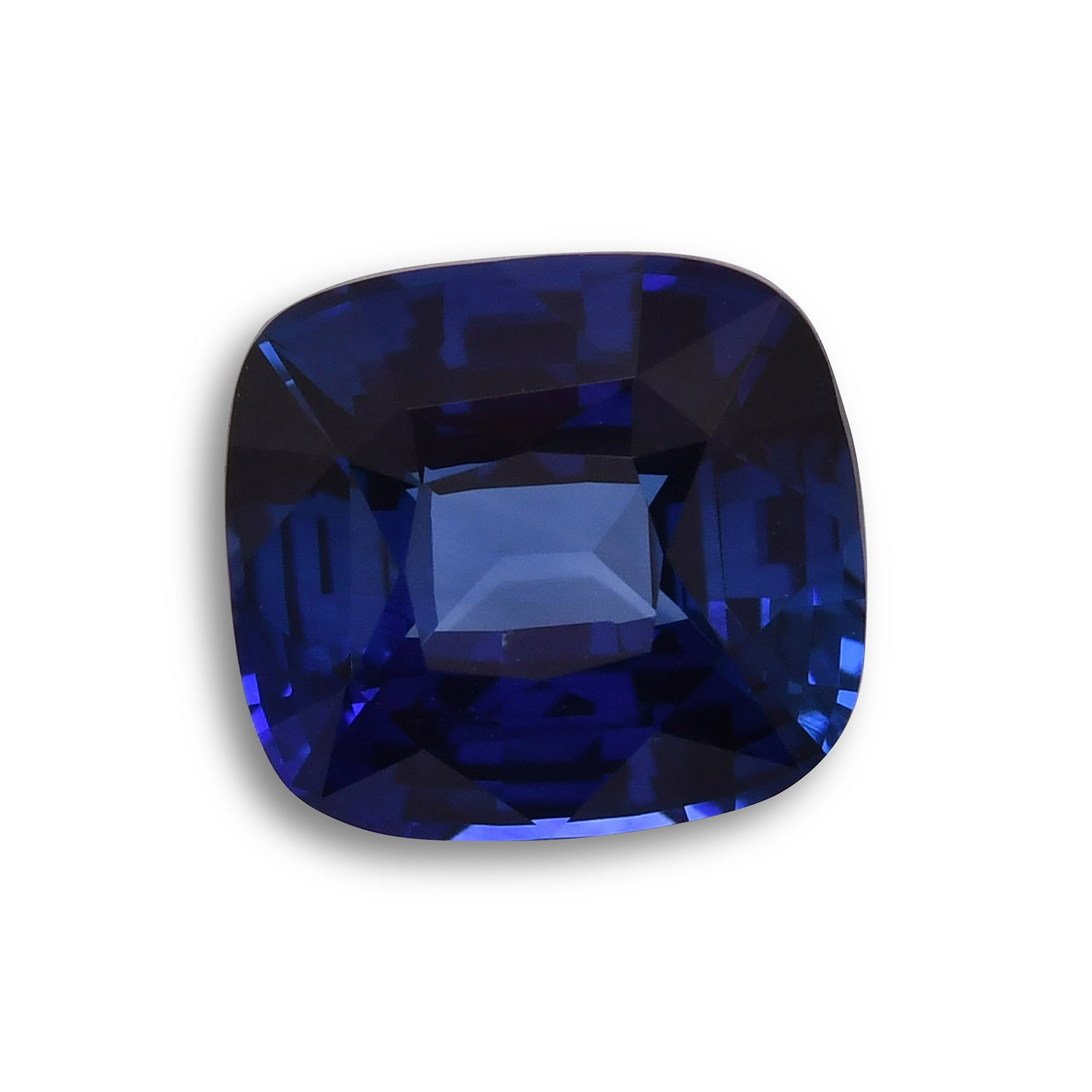 3.14 Carat Blue SRI LANKAN Cushion Sapphire CD