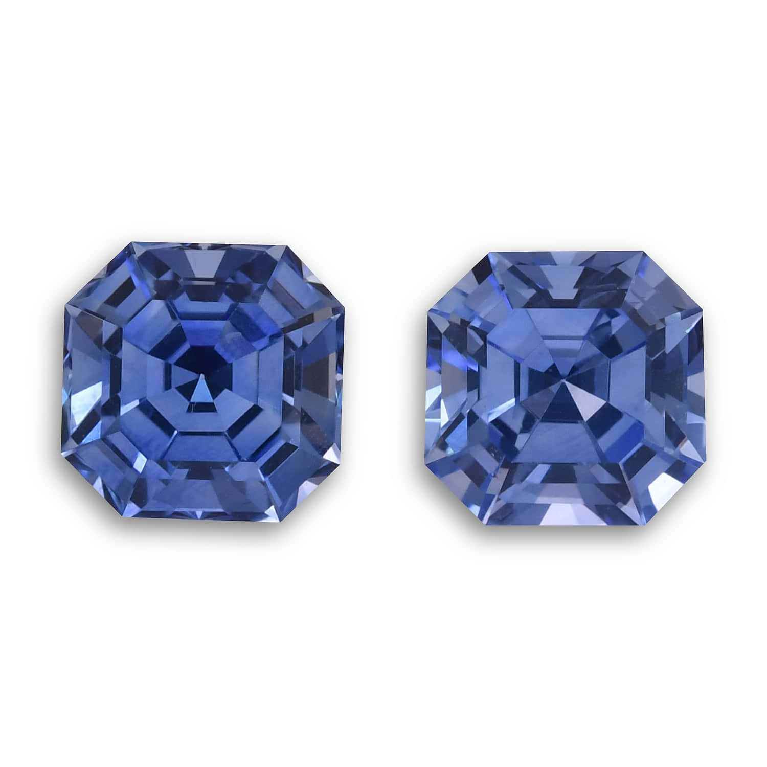 1.54 Carat Blue SRI LANKAN Sq. Emerald Sapphire