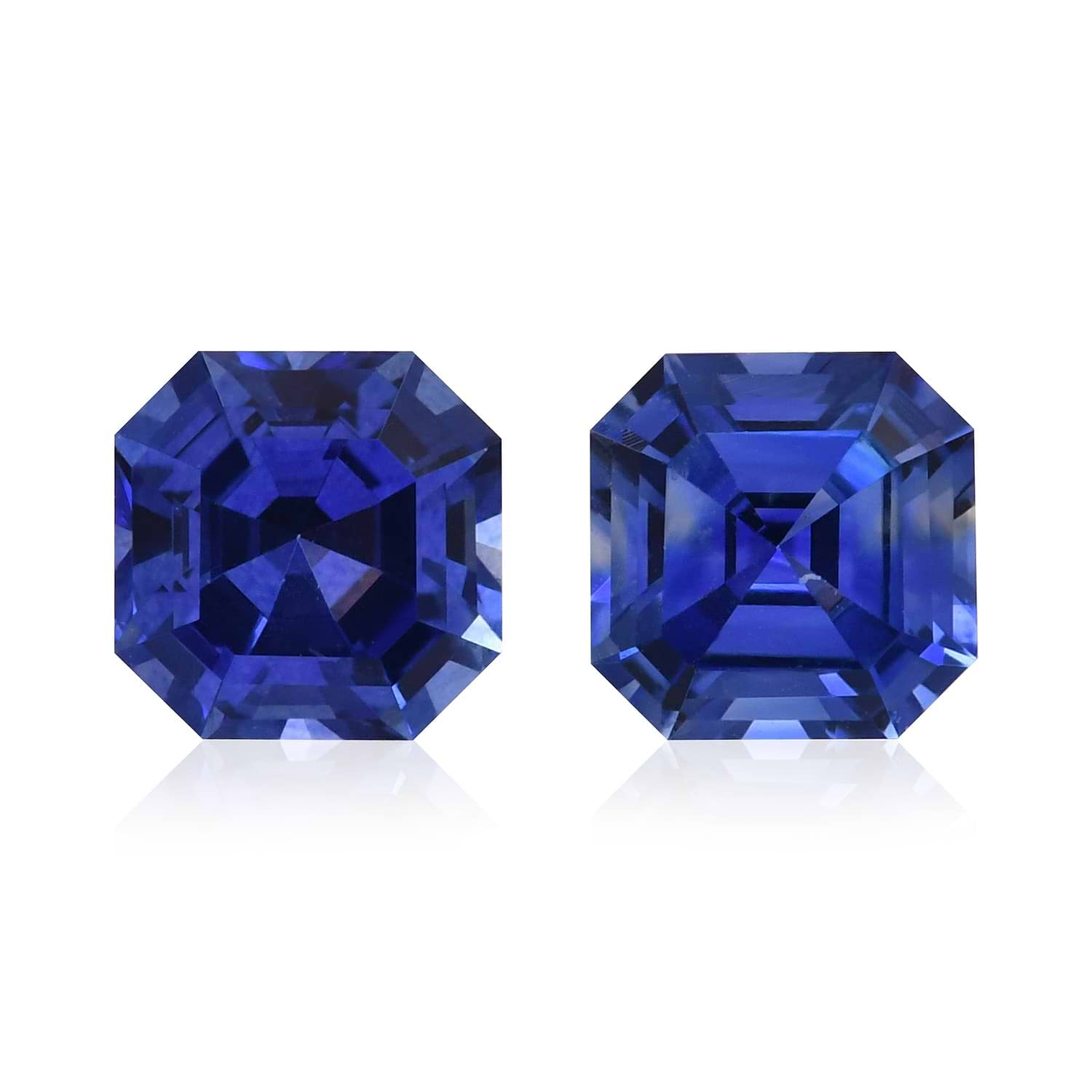 1.56 Carat Blue SRI LANKAN Sq. Emerald Sapphire