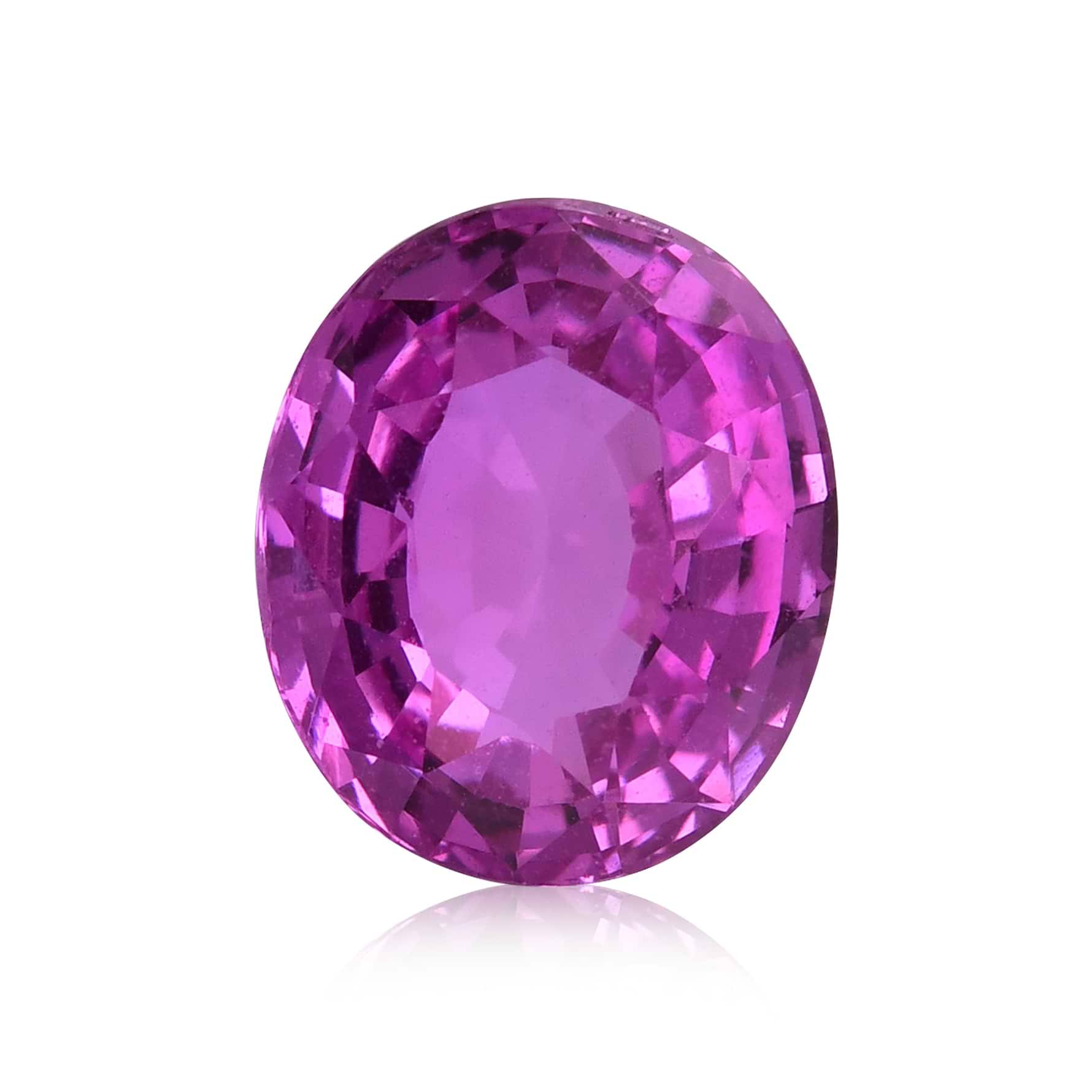 3.13 Carat Pink MADAGASCAR Oval Sapphire CD
