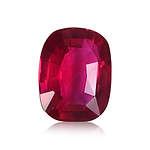 3.04 Carat Red MOZAMBICAN Cushion Ruby GRS