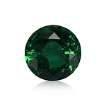 2.81 Carat Green  Round Emerald
