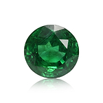 3.96 Carat Green  Round Emerald