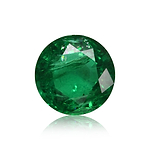 3.26 Carat Green  Round Emerald