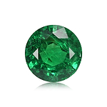 4.69 Carat Green  Round Emerald