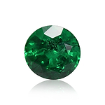 4.34 Carat Green  Round Emerald