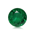 4.63 Carat Green  Round Emerald