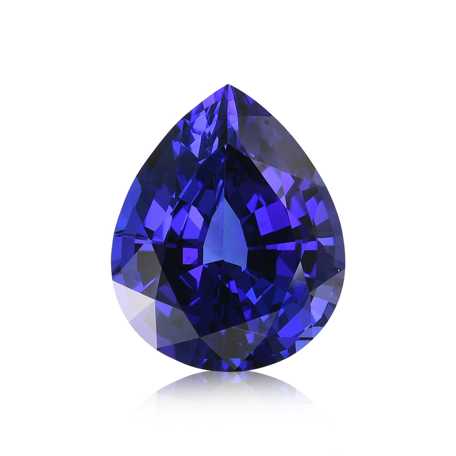 11.57 Carat Blue TANZANIAN Pear Tanzanite GWLAB