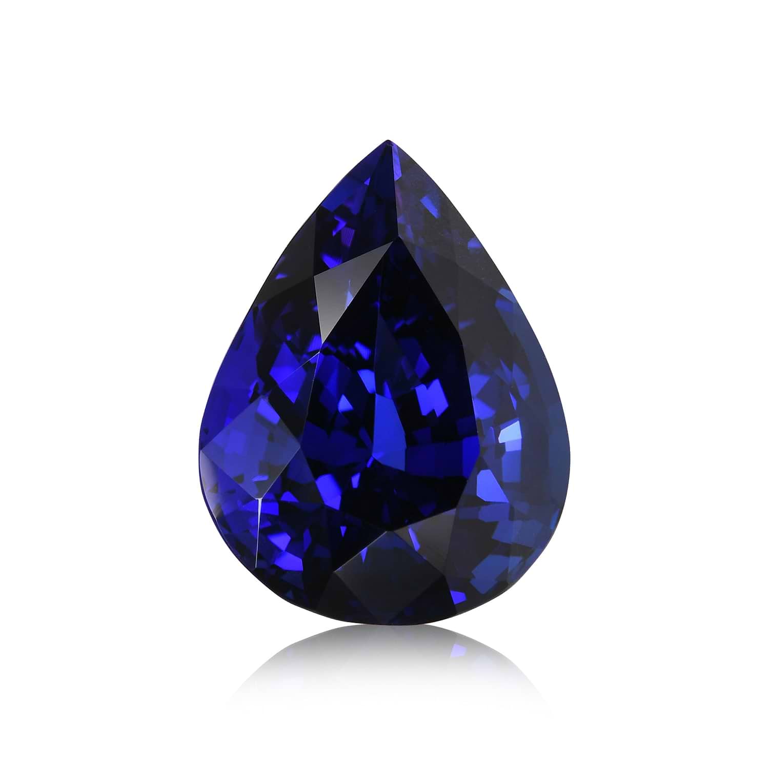 24.22 Carat Blue TANZANIAN Pear Tanzanite GWLAB