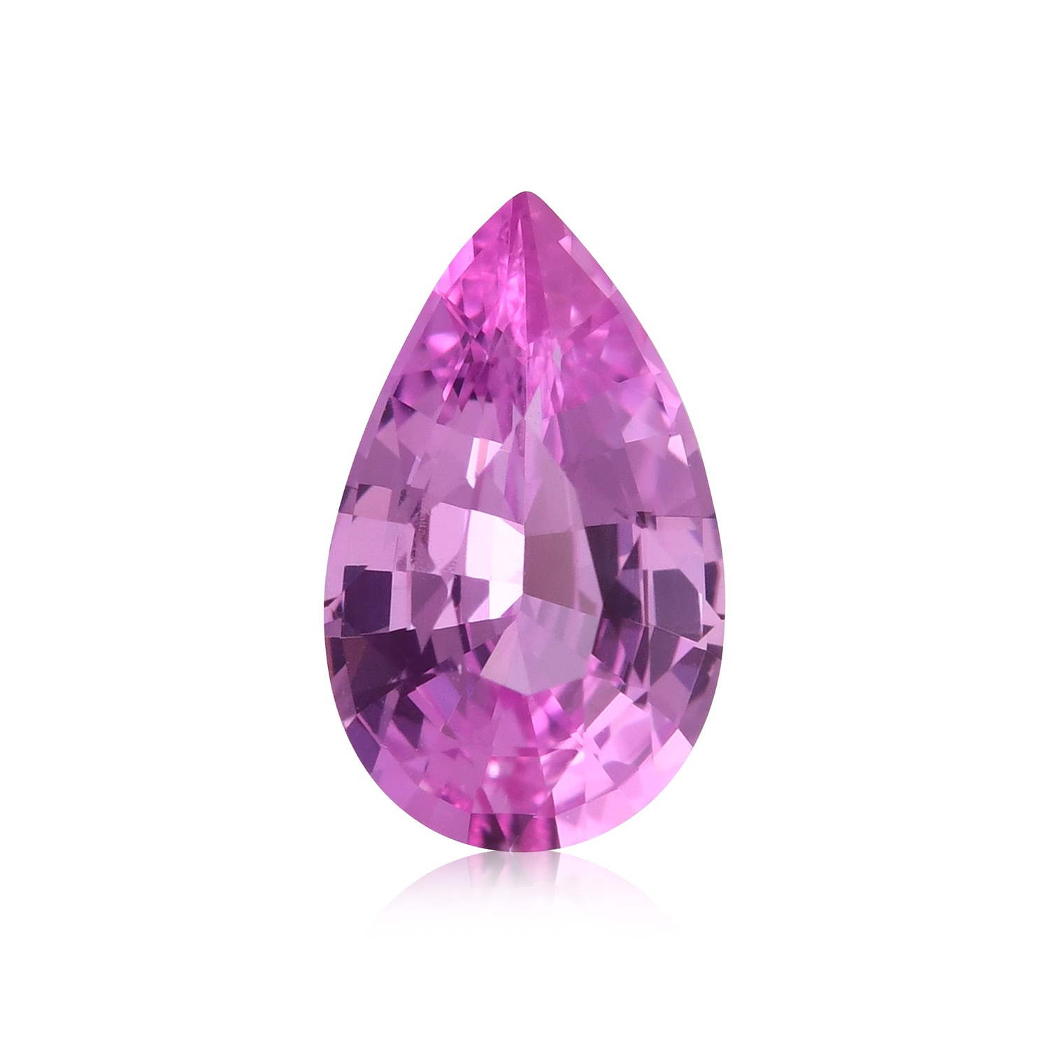 1.38 Carat Pink MADAGASCAR Pear Sapphire