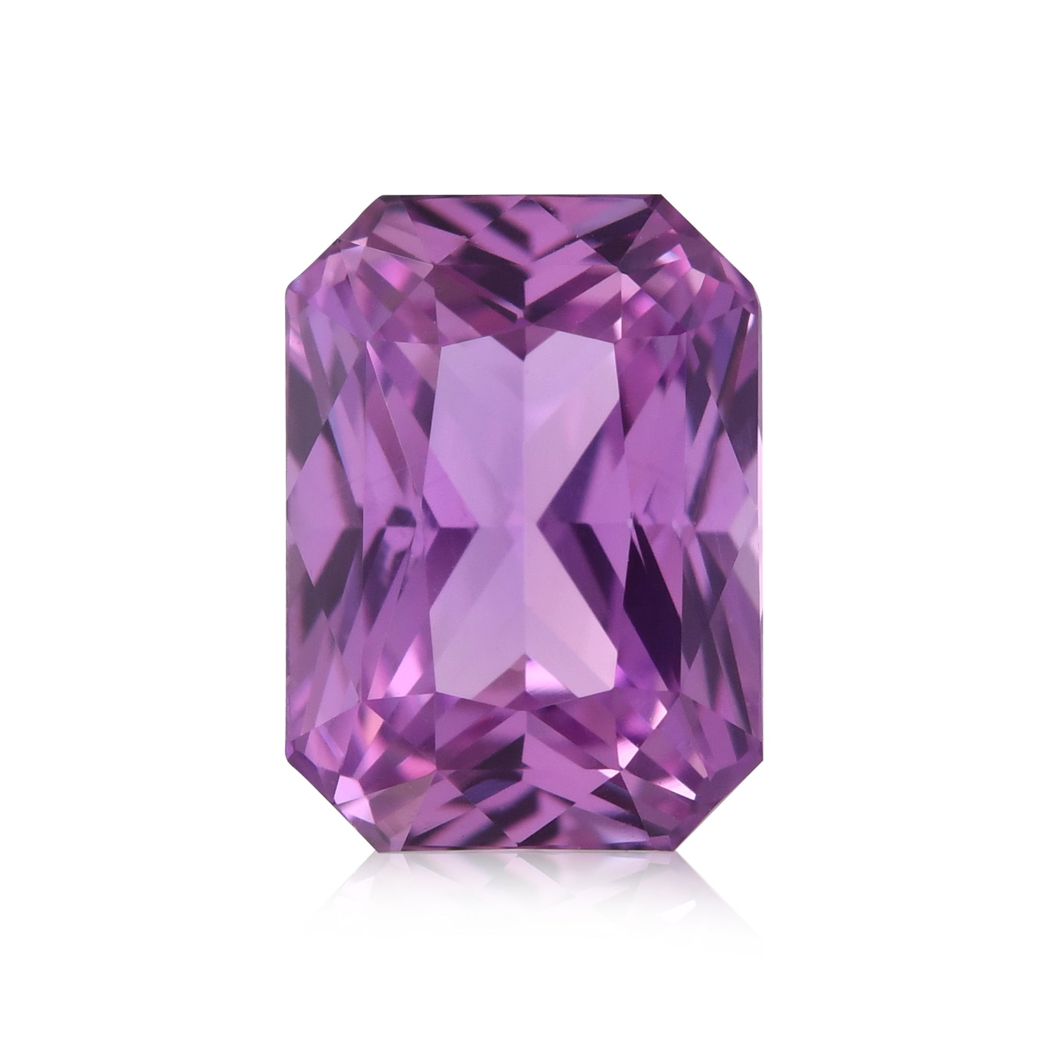 2.22 Carat Purple MADAGASCAR Radiant Sapphire