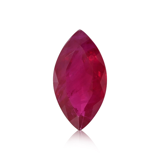 1.30 Carat Red BURMESE Marquise Ruby