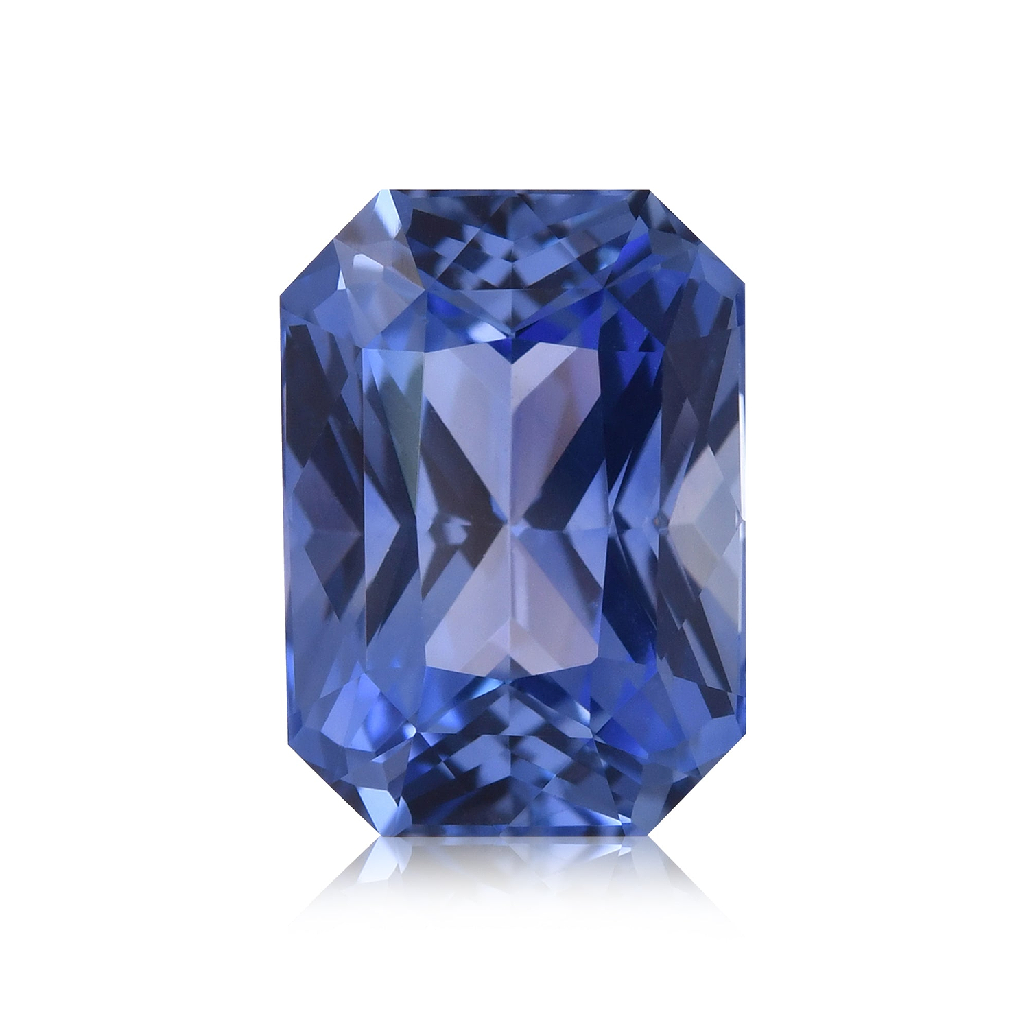 5.12 Carat Blue SRI LANKAN Radiant Sapphire CD