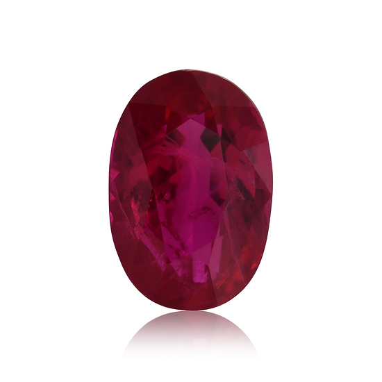 1.00 Carat Red MOZAMBIQUE Oval Ruby