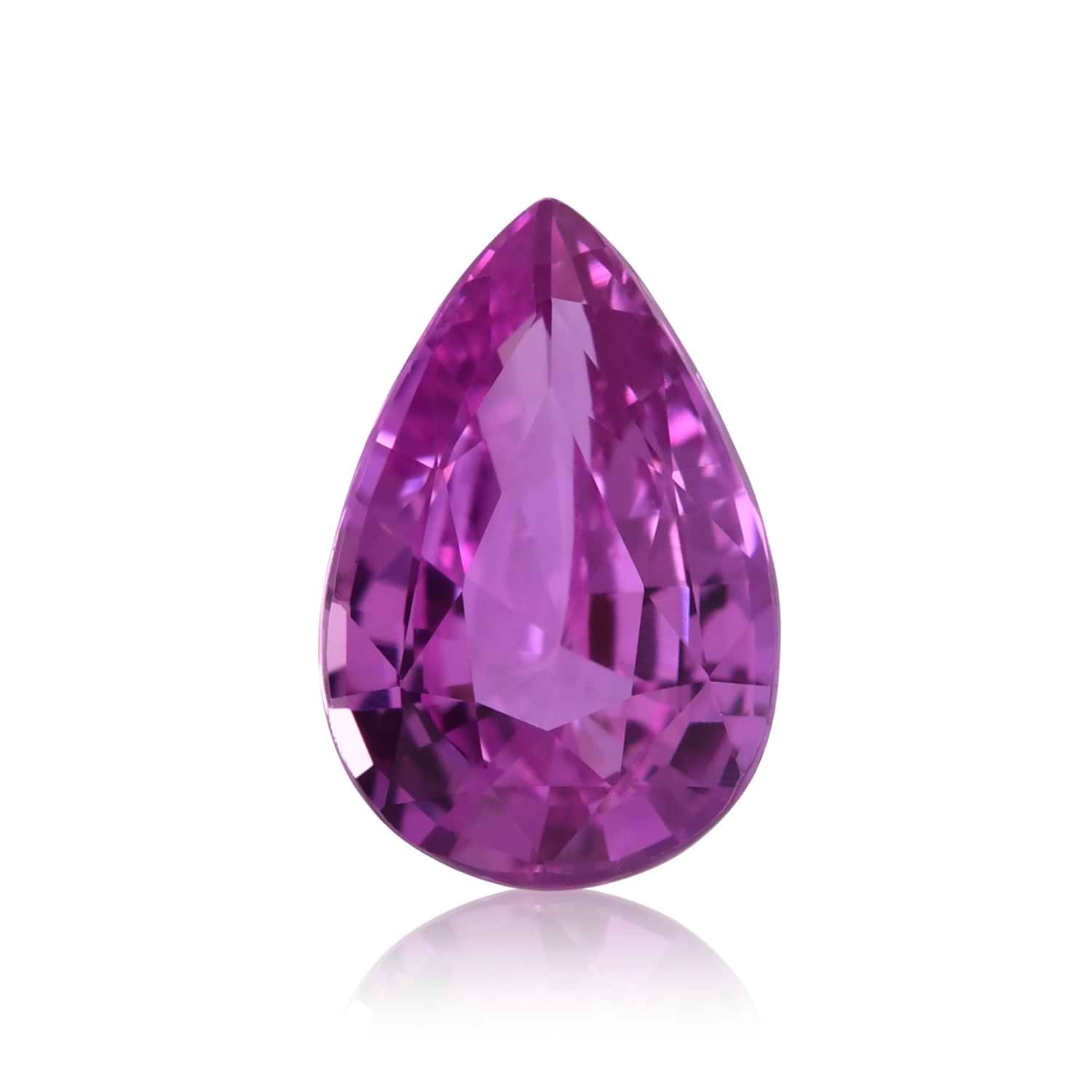 1.55 Carat Pink MADAGASCAR Pear Sapphire