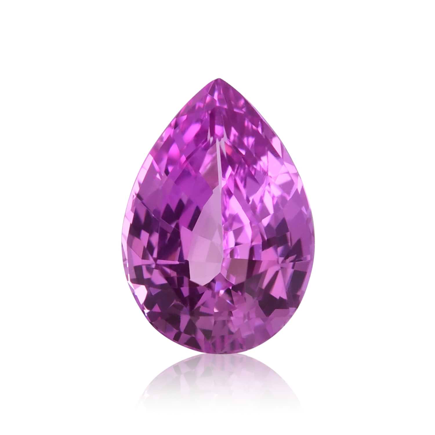 1.57 Carat Pink MADAGASCAR Pear Sapphire
