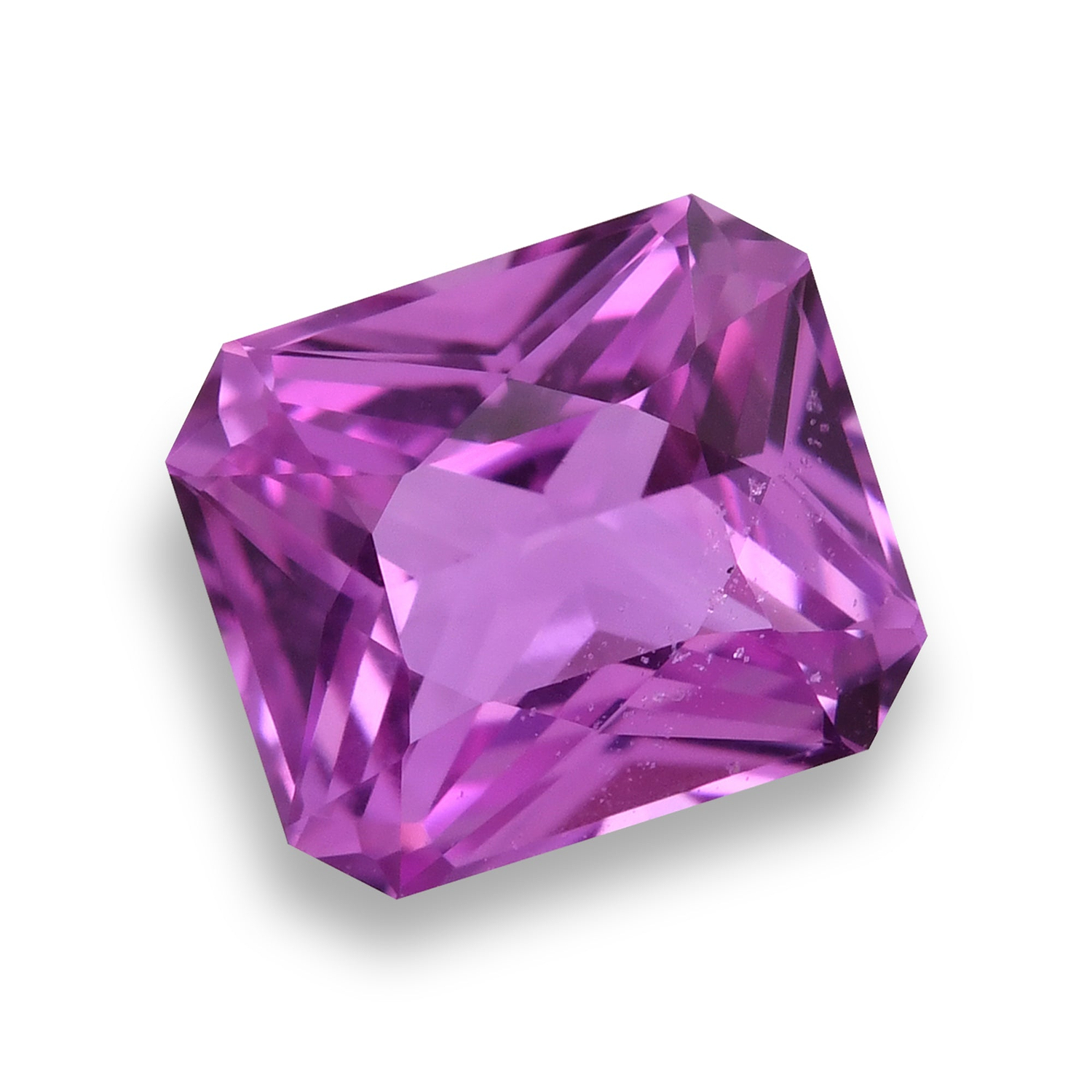1.23 Carat Pink MADAGASCAR Radiant Sapphire