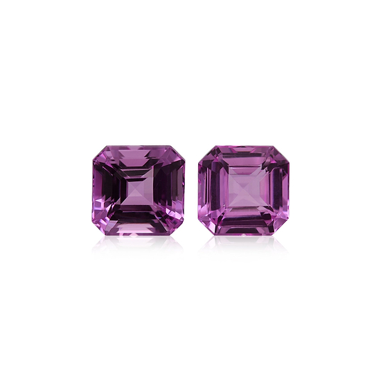 2.41 Carat Pink MADAGASCAR Sq. Emerald Sapphire
