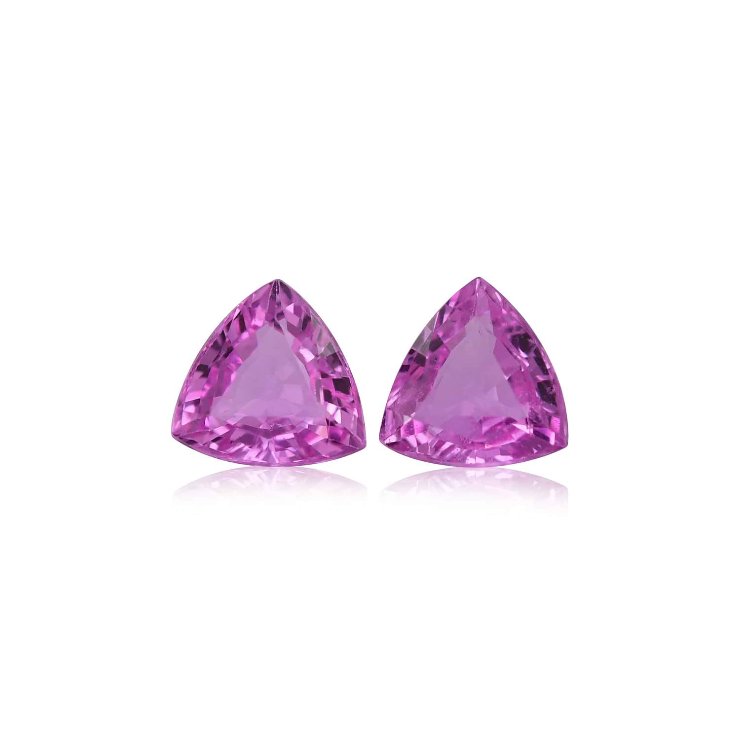 1.70 Carat Pink MADAGASCAR Triangle Sapphire