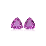 1.70 Carat Pink MADAGASCAR Triangle Sapphire