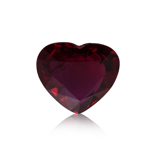 4.66 Carat Red MOZAMBIQUE Heart Ruby GRS No Heat