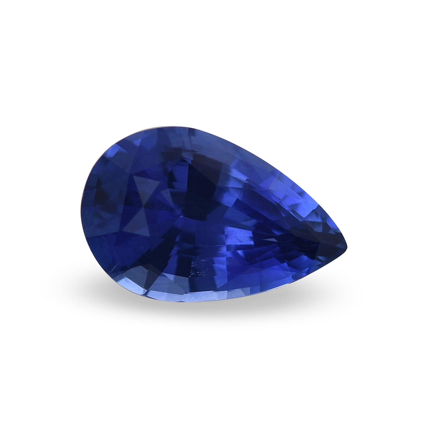 3.07 Carat Blue SRI LANKAN Pear Sapphire CD