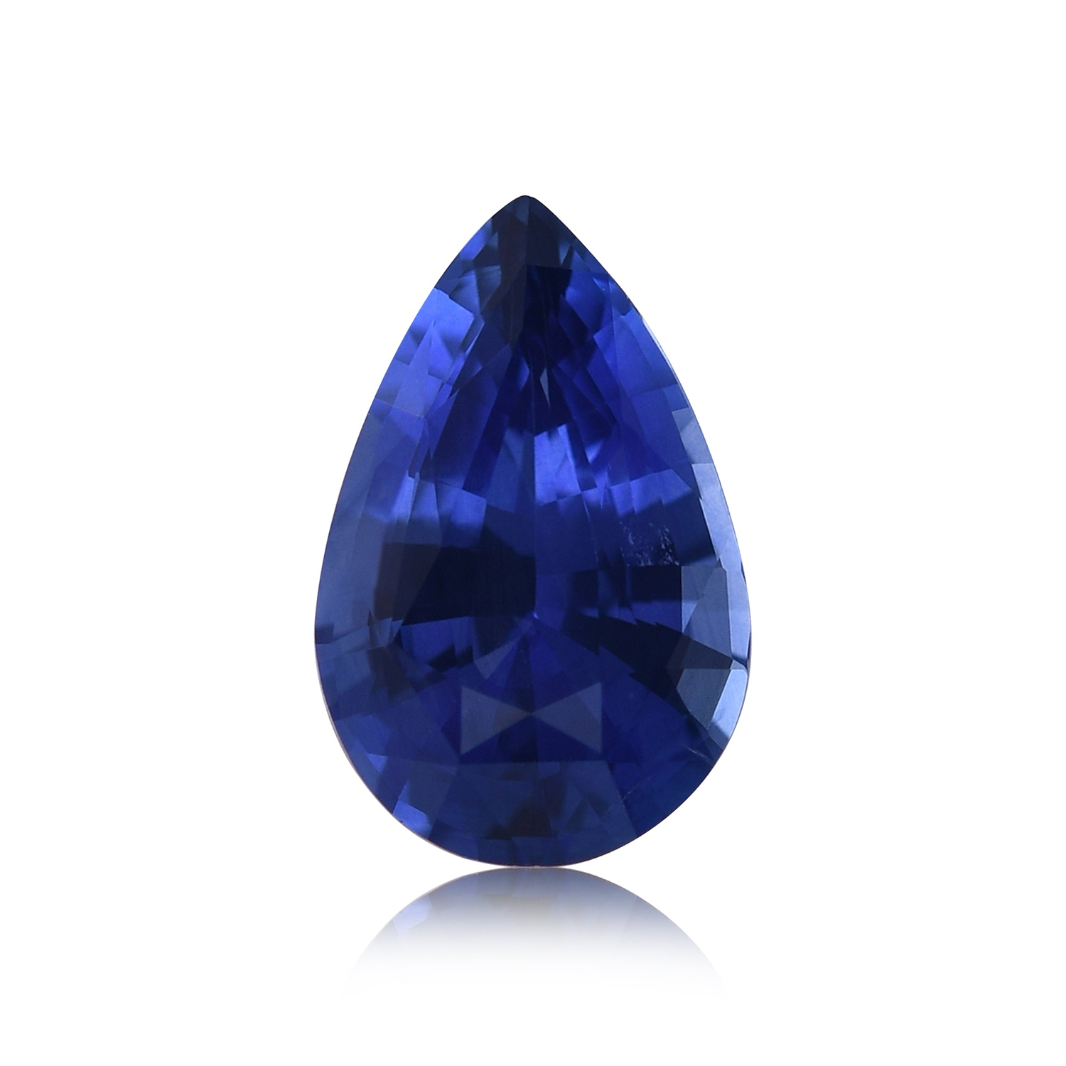 3.07 Carat Blue SRI LANKAN Pear Sapphire CD