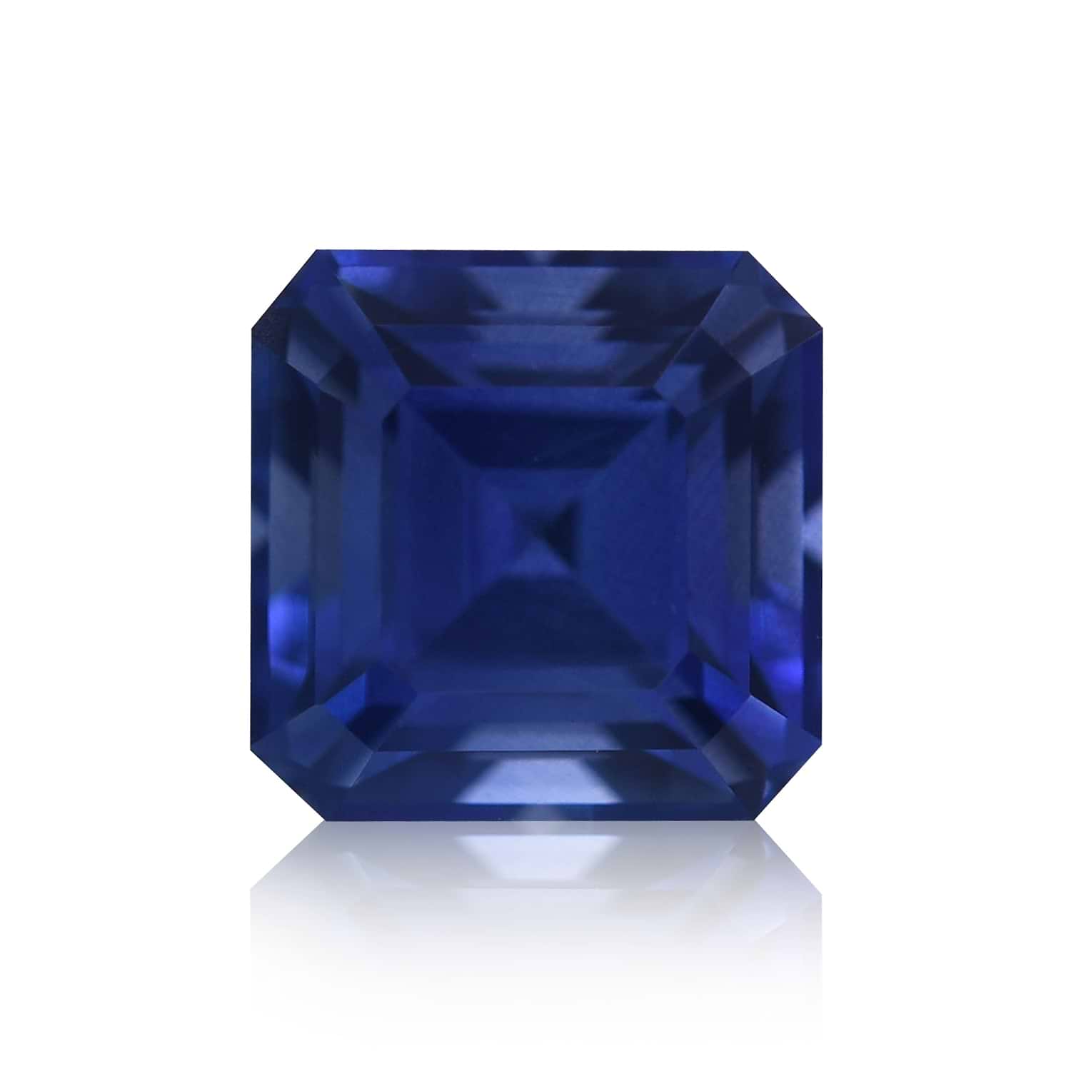 1.72 Carat Blue SRI LANKAN Sq. Emerald Sapphire