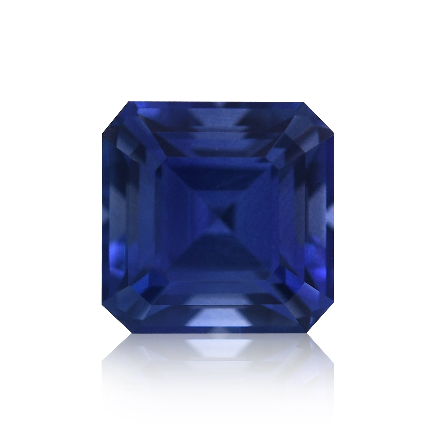 1.72 Carat Blue SRI LANKAN Sq. Emerald Sapphire