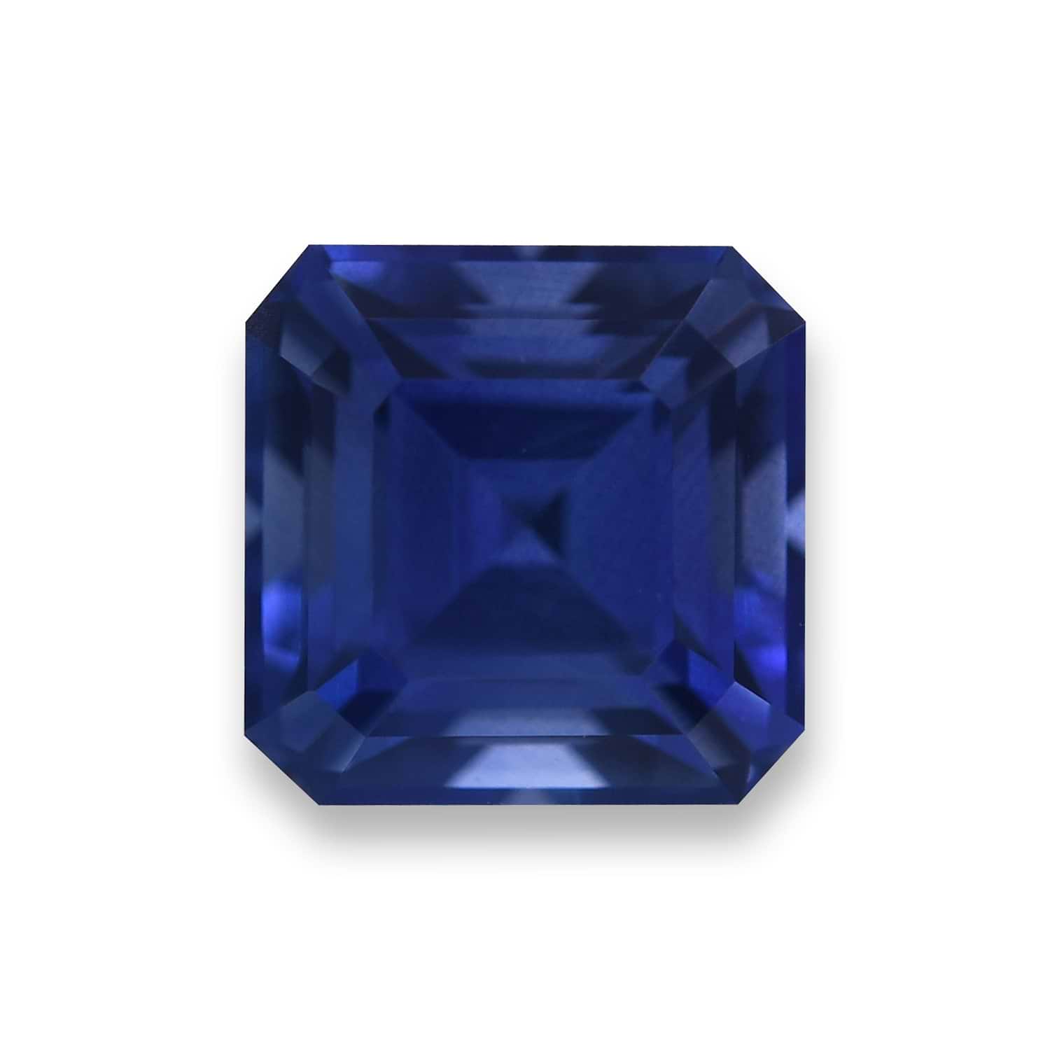 1.72 Carat Blue SRI LANKAN Sq. Emerald Sapphire