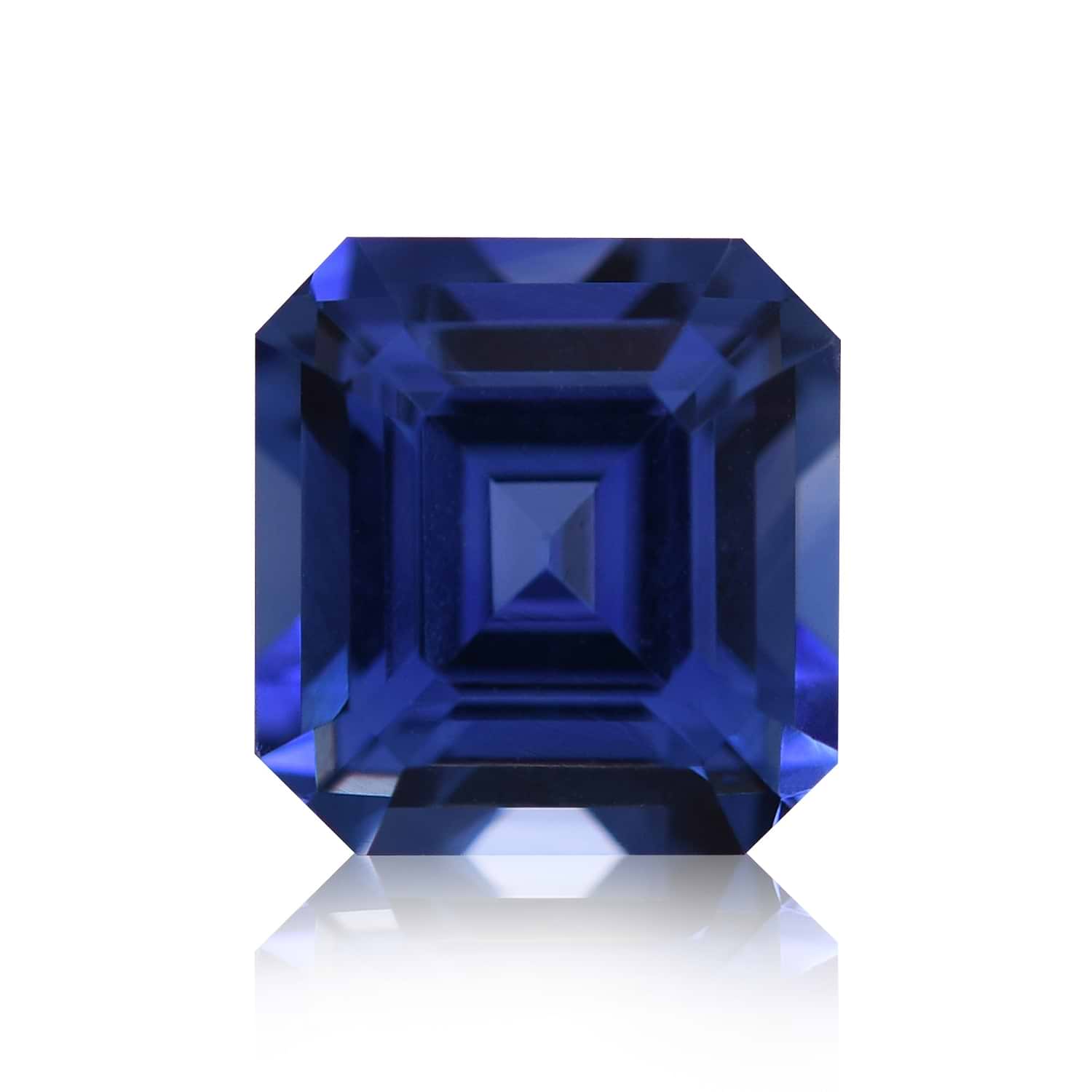 1.70 Carat Blue SRI LANKAN Sq. Emerald Sapphire