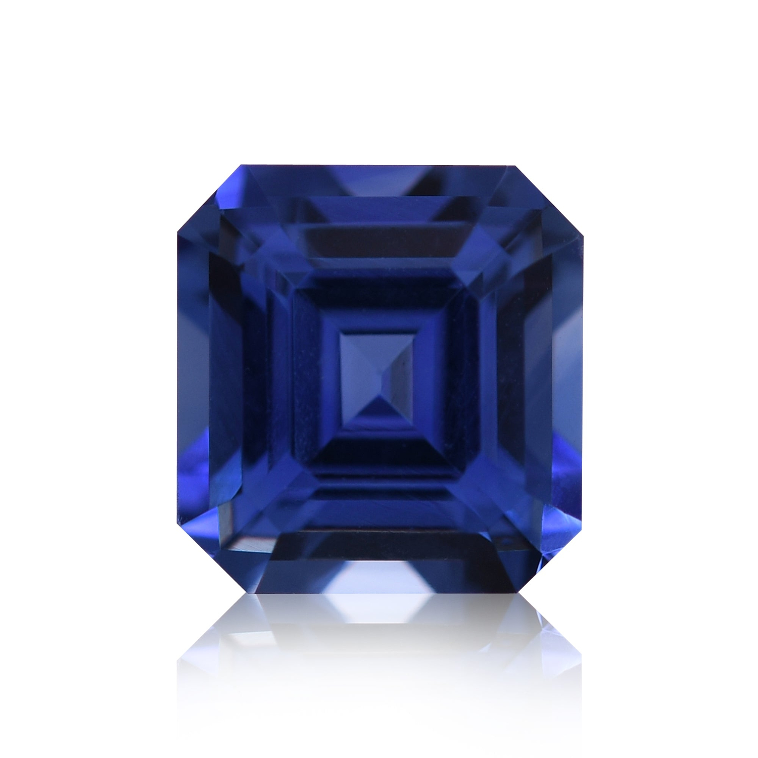1.70 Carat Blue SRI LANKAN Sq. Emerald Sapphire