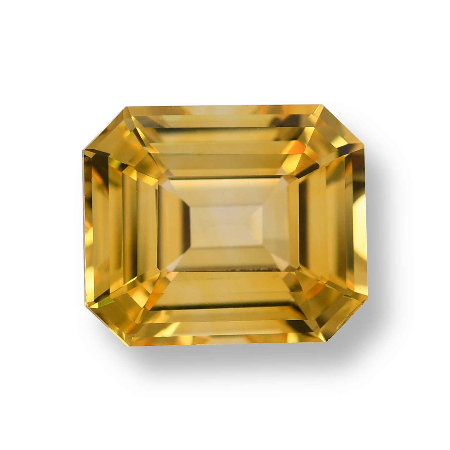 5.06 Carat Yellow SRI LANKAN Emerald Sapphire CD