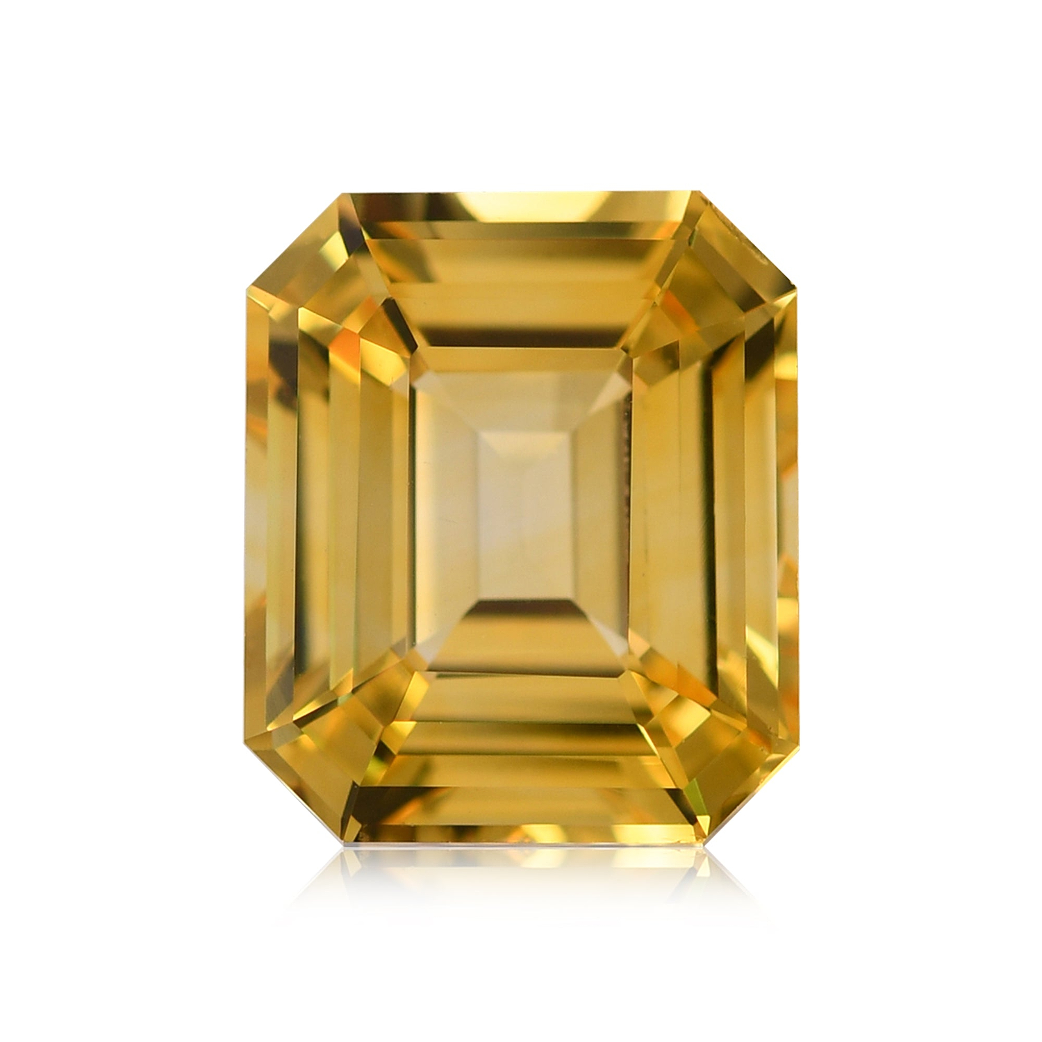5.06 Carat Yellow SRI LANKAN Emerald Sapphire CD