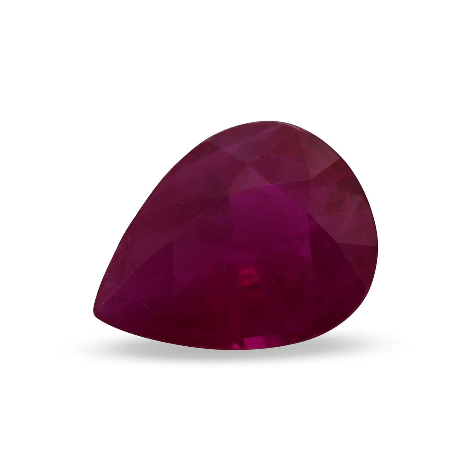 1.65 Carat Red MOZAMBICAN Pear Ruby