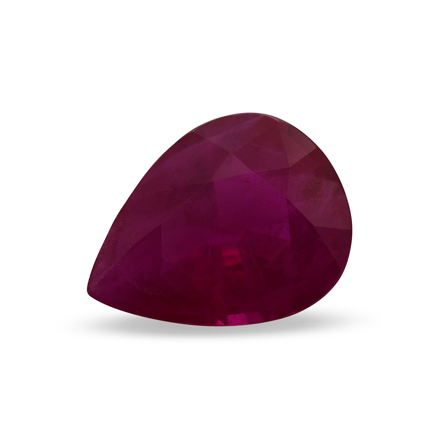 1.65 Carat Red MOZAMBICAN Pear Ruby