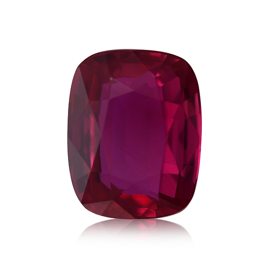 2.02 Carat Red MOZAMBIQUE Cushion Ruby CD