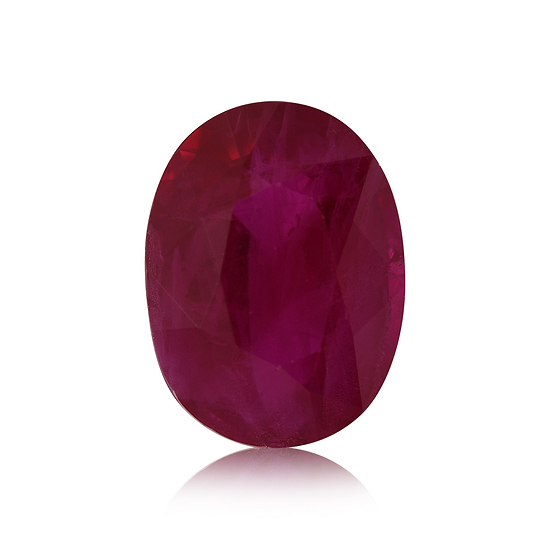 1.54 Carat Red BURMESE Oval Ruby