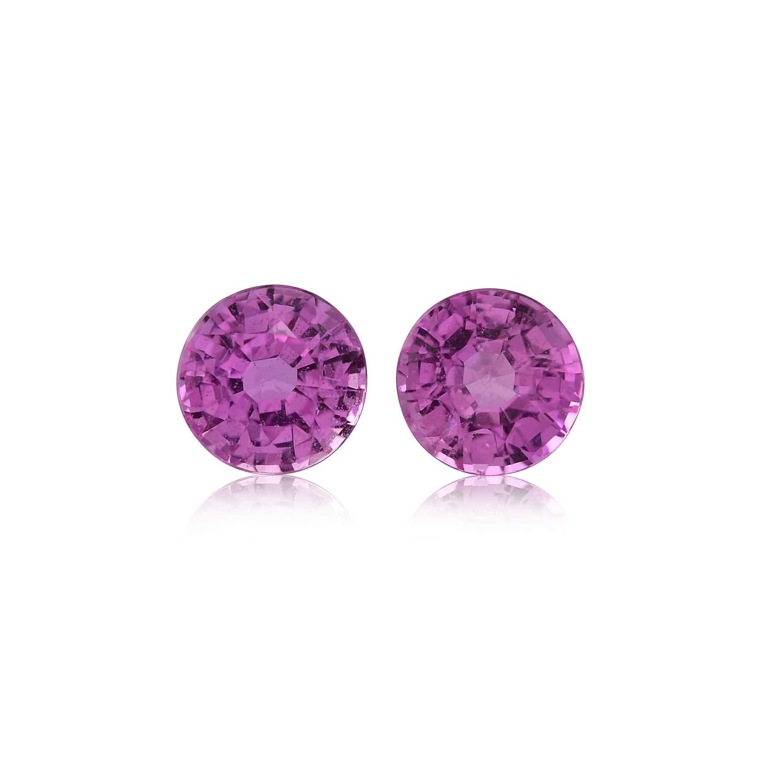 1.38 Carat Pink MADAGASCAR Round Sapphire