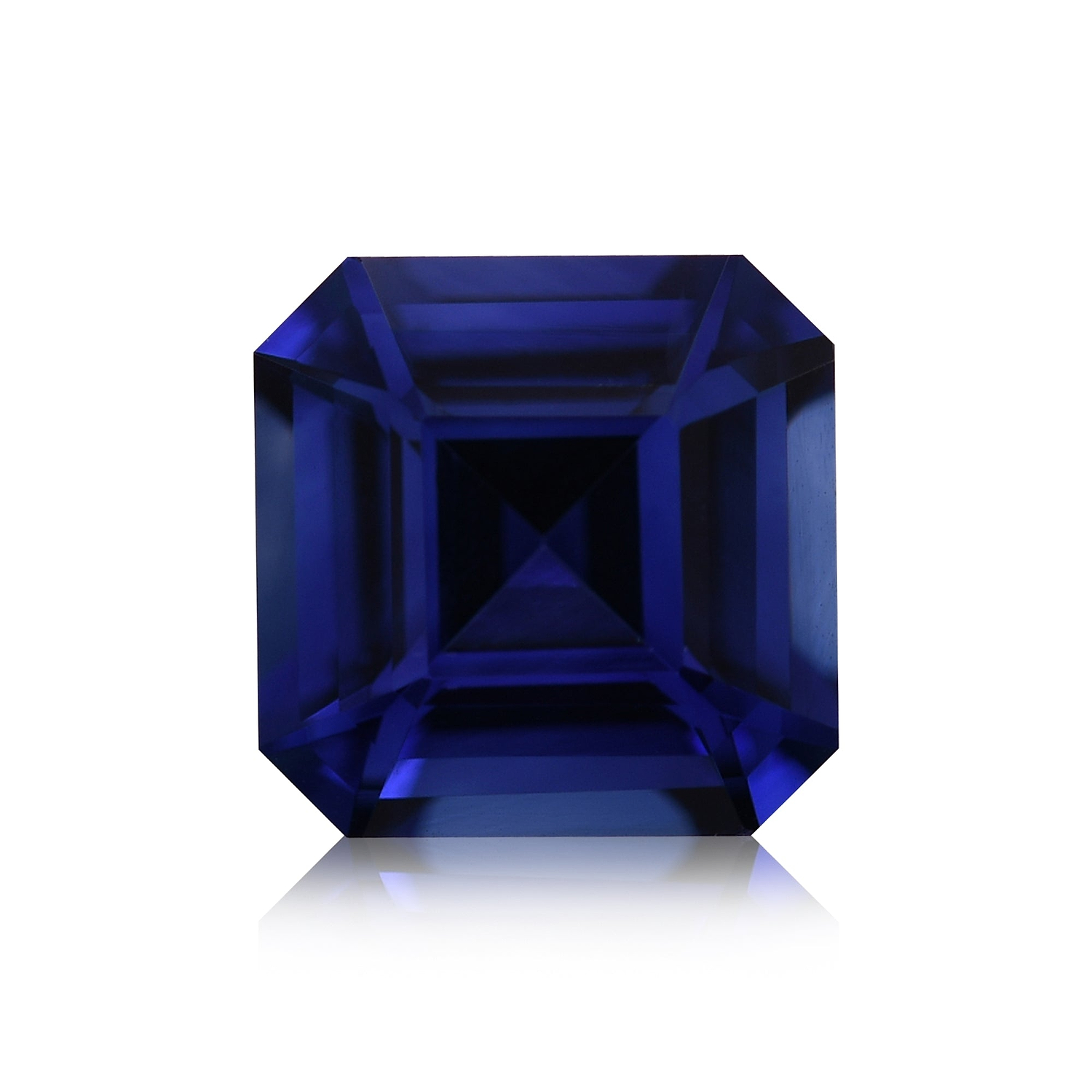 1.38 Carat Blue SRI LANKAN Sq. Emerald Sapphire