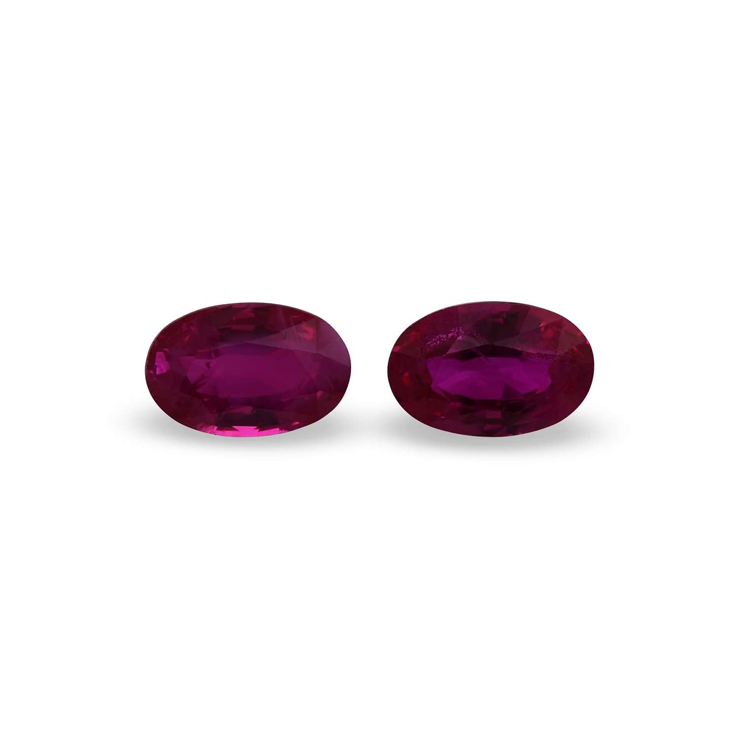 1.09 Carat Red BURMESE Oval Ruby