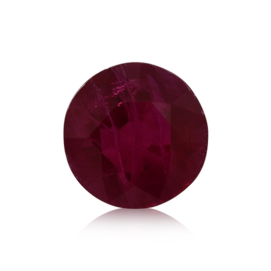 0.50 Carat Red BURMESE Round Ruby