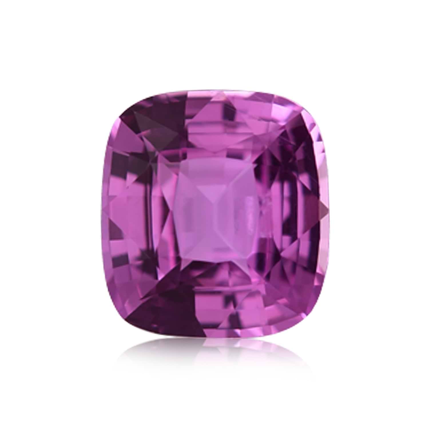 1.57 Carat Pink MADAGASCAR Cushion Sapphire GIA