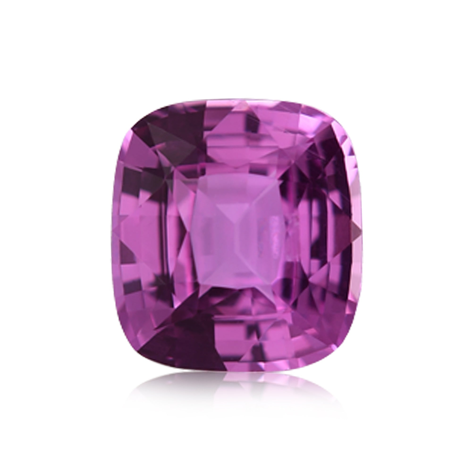1.57 Carat Pink MADAGASCAR Cushion Sapphire GIA