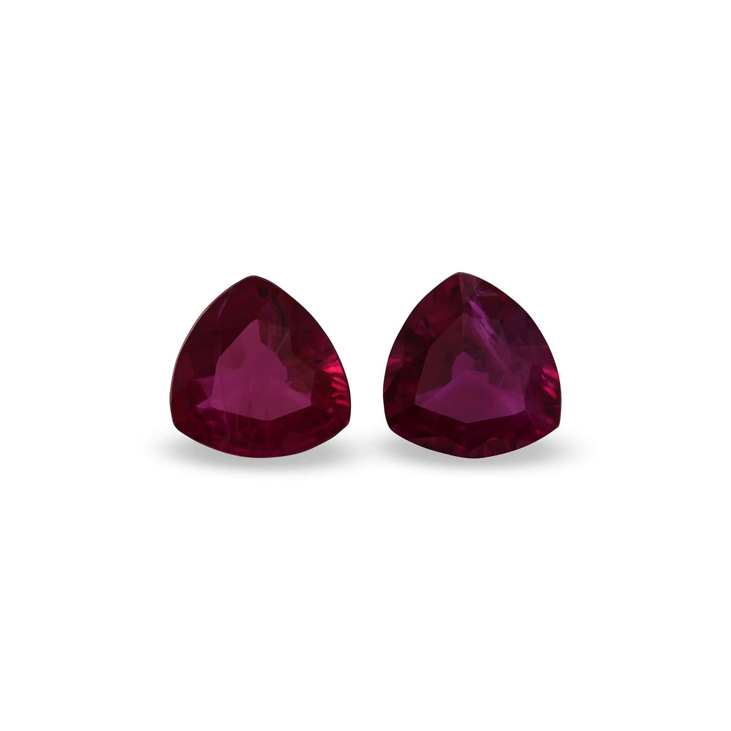 0.86 Carat Red BURMESE Triangle Ruby