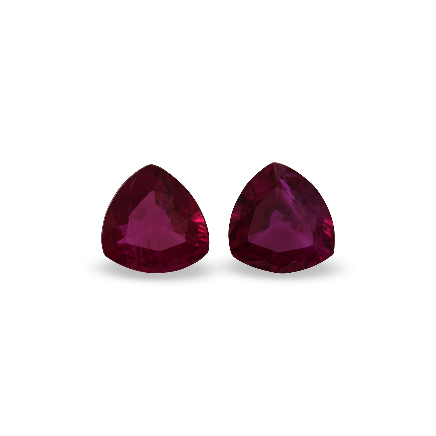 0.86 Carat Red BURMESE Triangle Ruby