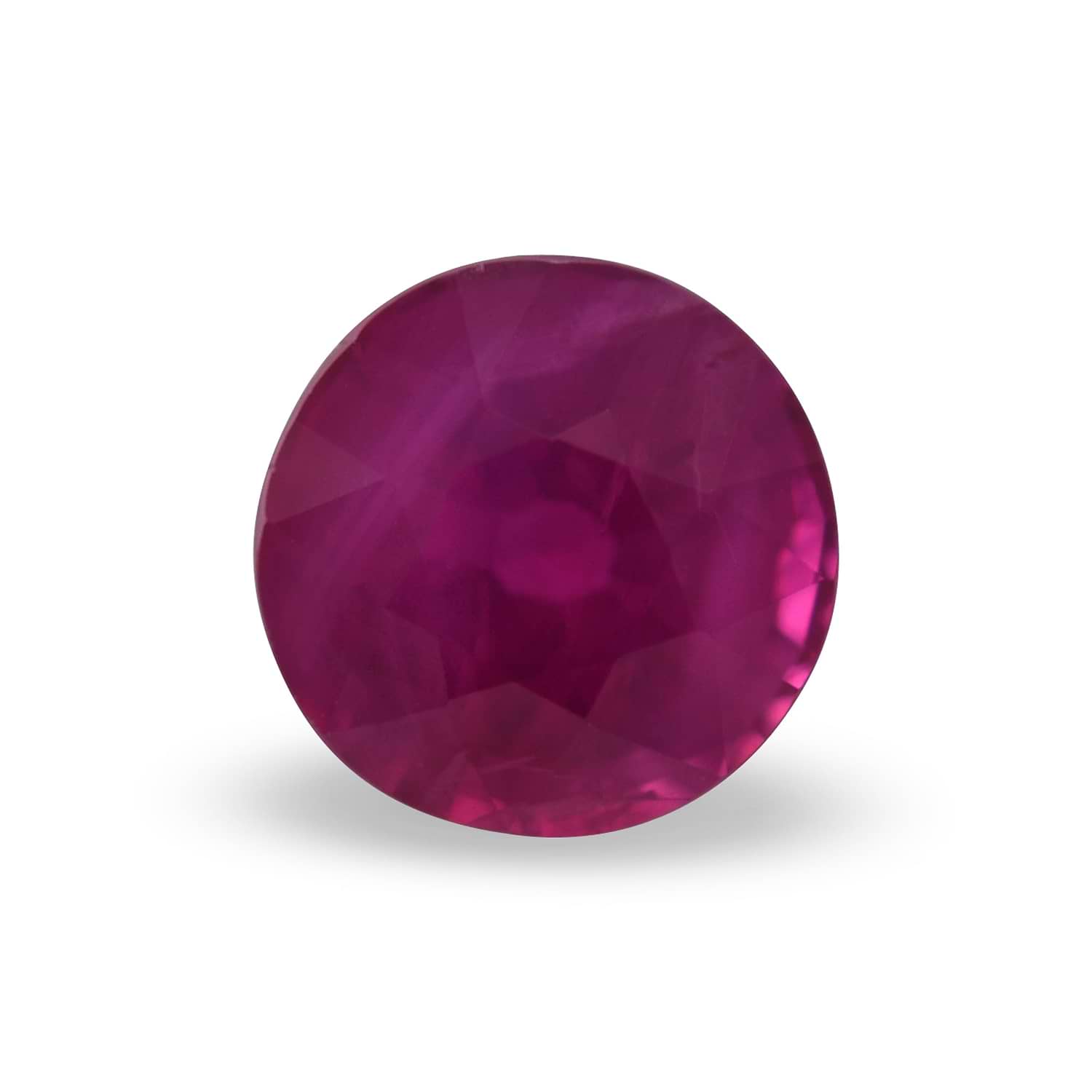 0.61 Carat Red BURMESE Round Ruby