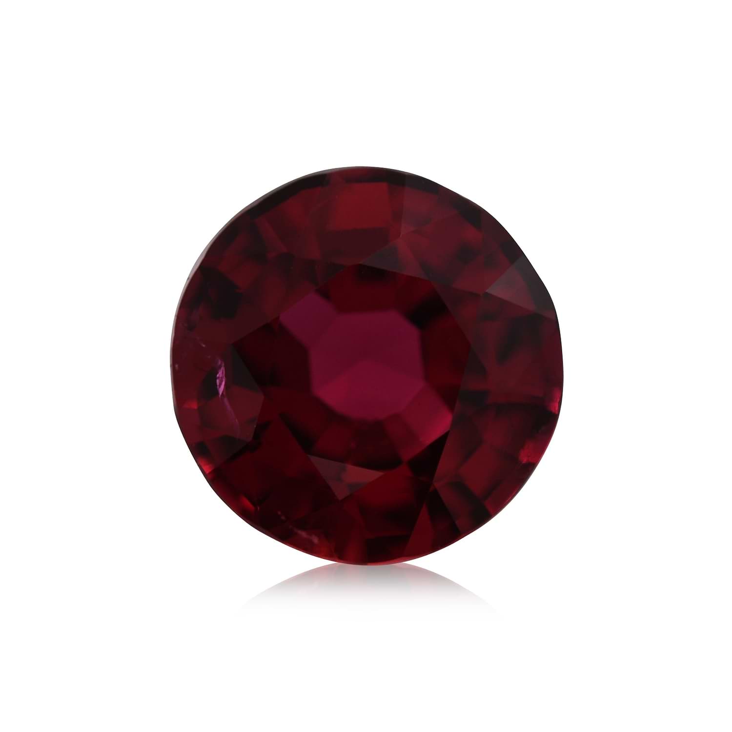 1.71 Carat Red MOZAMBICAN Round Ruby