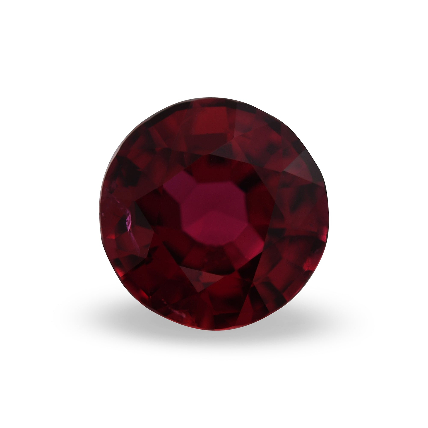 1.71 Carat Red MOZAMBICAN Round Ruby