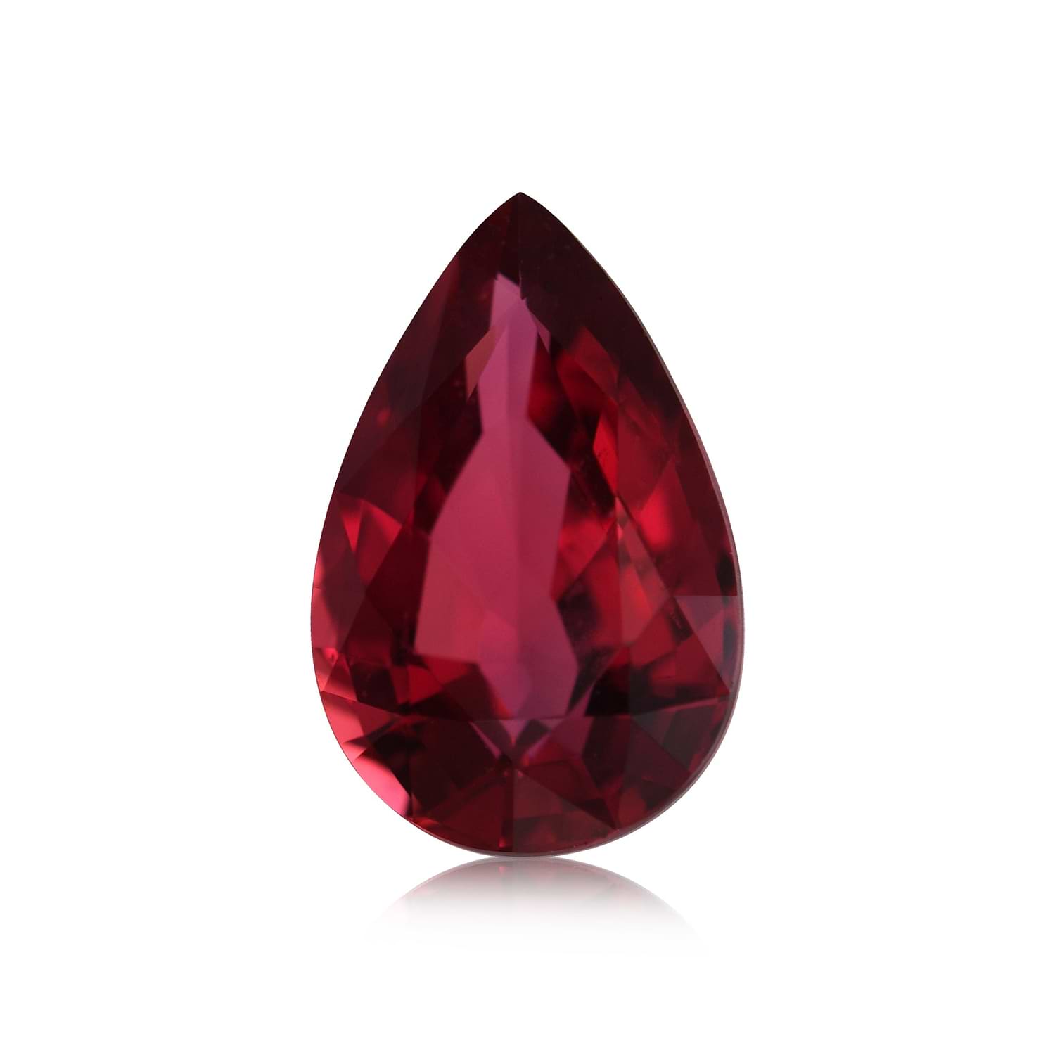 2.05 Carat Red MOZAMBICAN Pear Ruby CD
